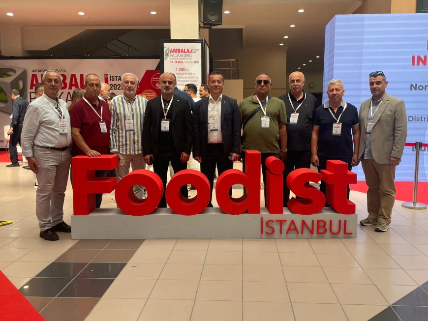 GTSO Heyeti, Foodist Gıda Fuarı’nda Üyelerini Yalnız Bırakmadı